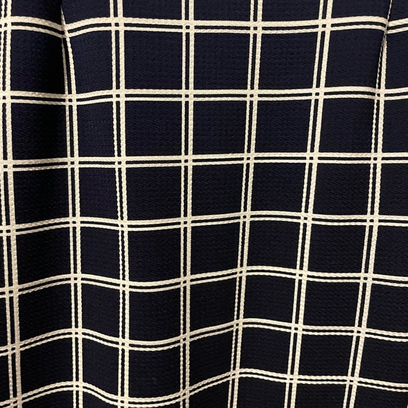 Dainty Jewell’s Navy & White Grid Pencil Skirt - Picture 3 of 3